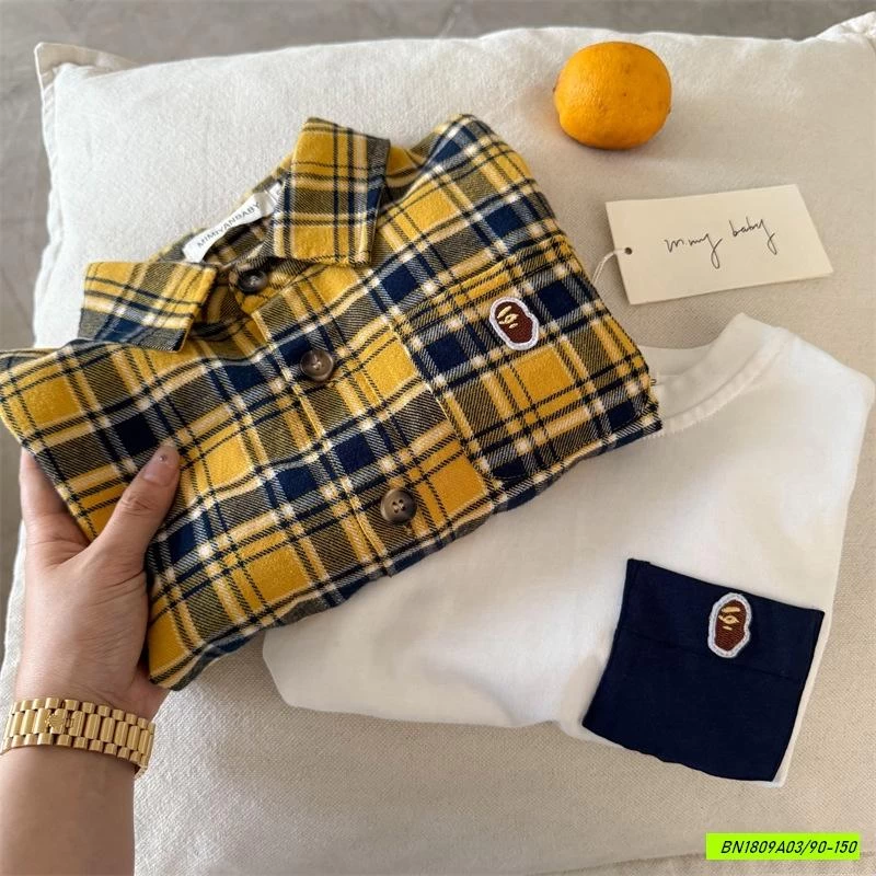 SƠ MI ARO VÀNG TÚI NGỰC MMY