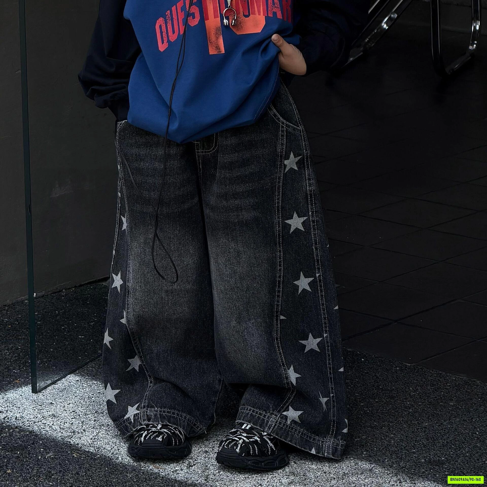JEANS SUÔNG BẠC GỐI NGÔI SAO FANSHU