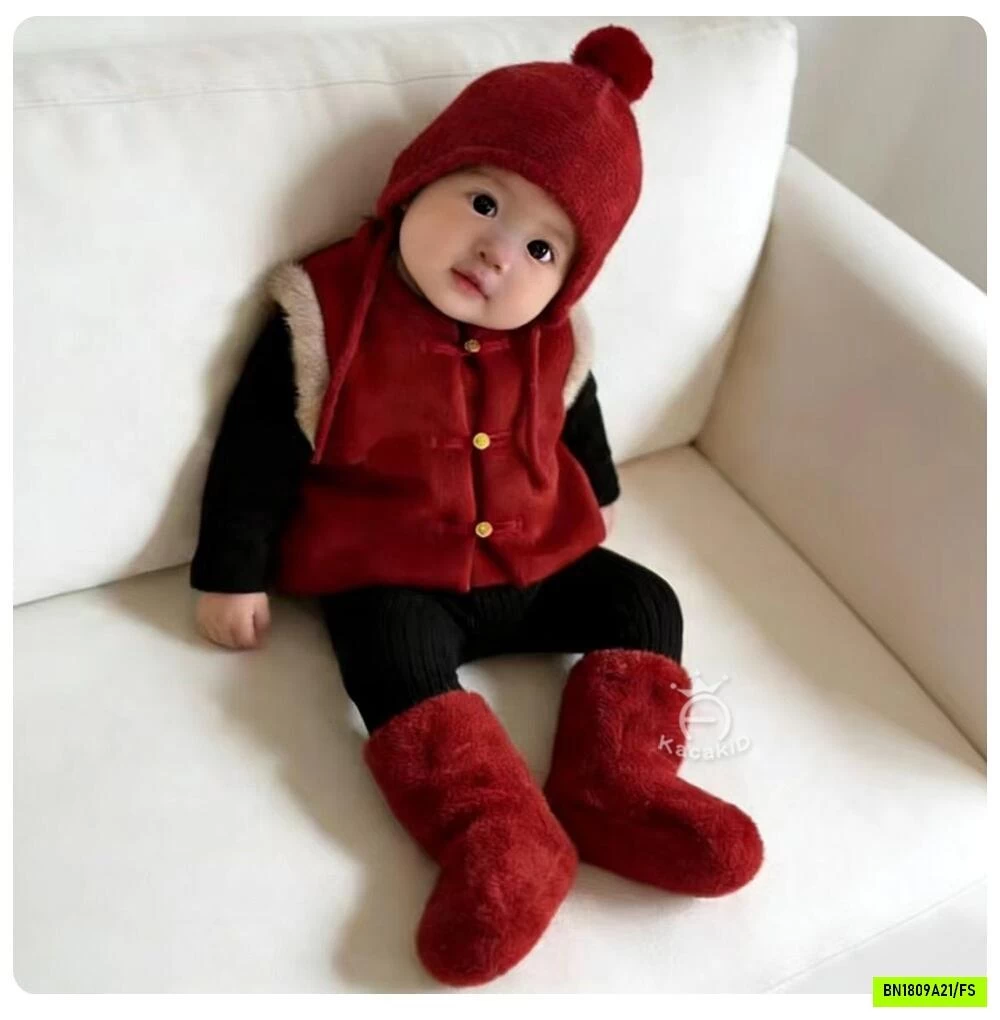 TẤT NHUNG LÔNG CỪU CAO CỔ CHO BÉ