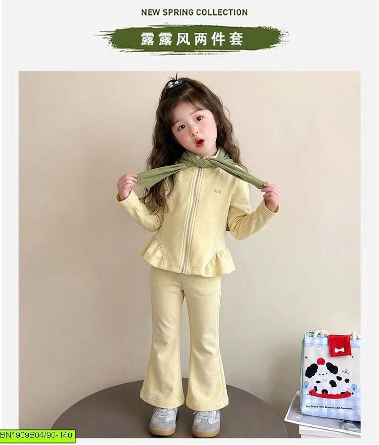 SET NỈ XINH XỈU KIỂU PEPLUM ĐIỆU