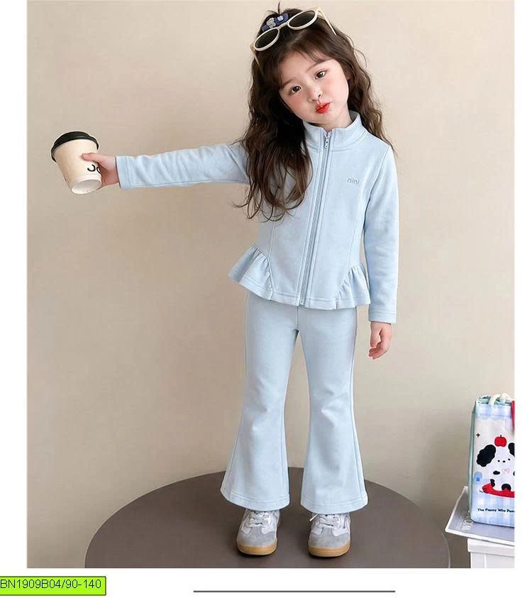SET NỈ XINH XỈU KIỂU PEPLUM ĐIỆU