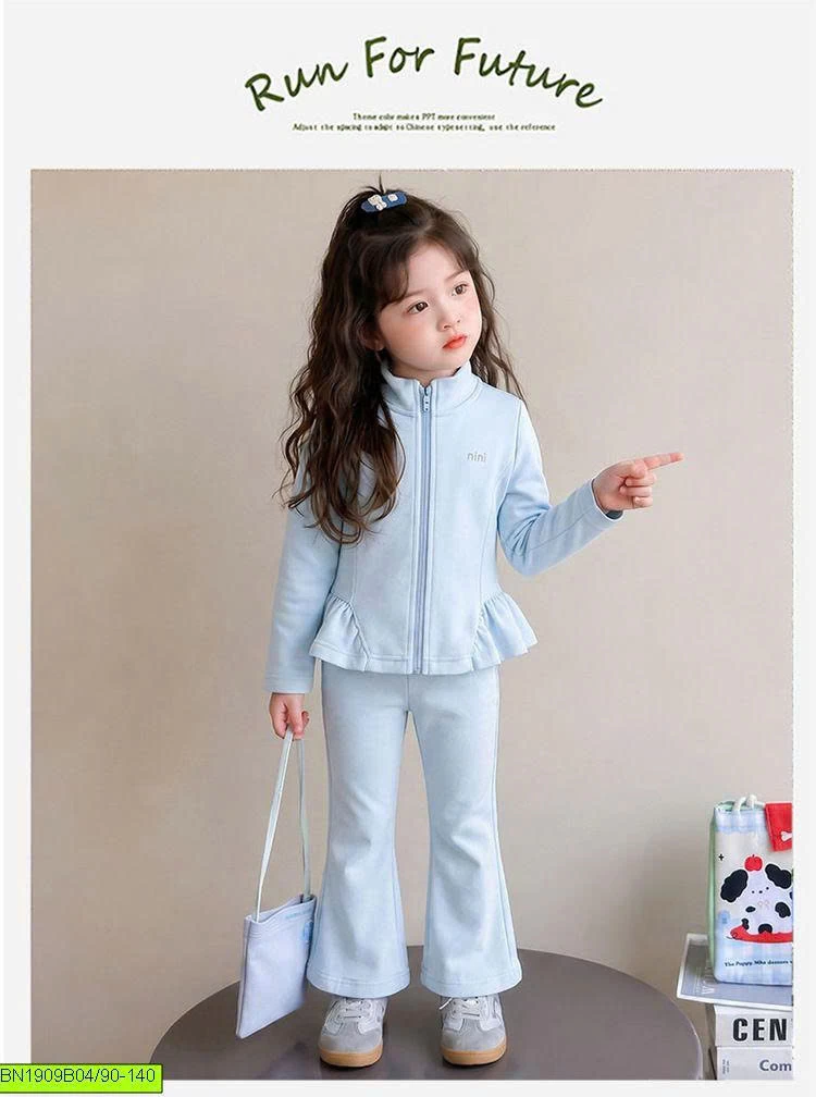 SET NỈ XINH XỈU KIỂU PEPLUM ĐIỆU