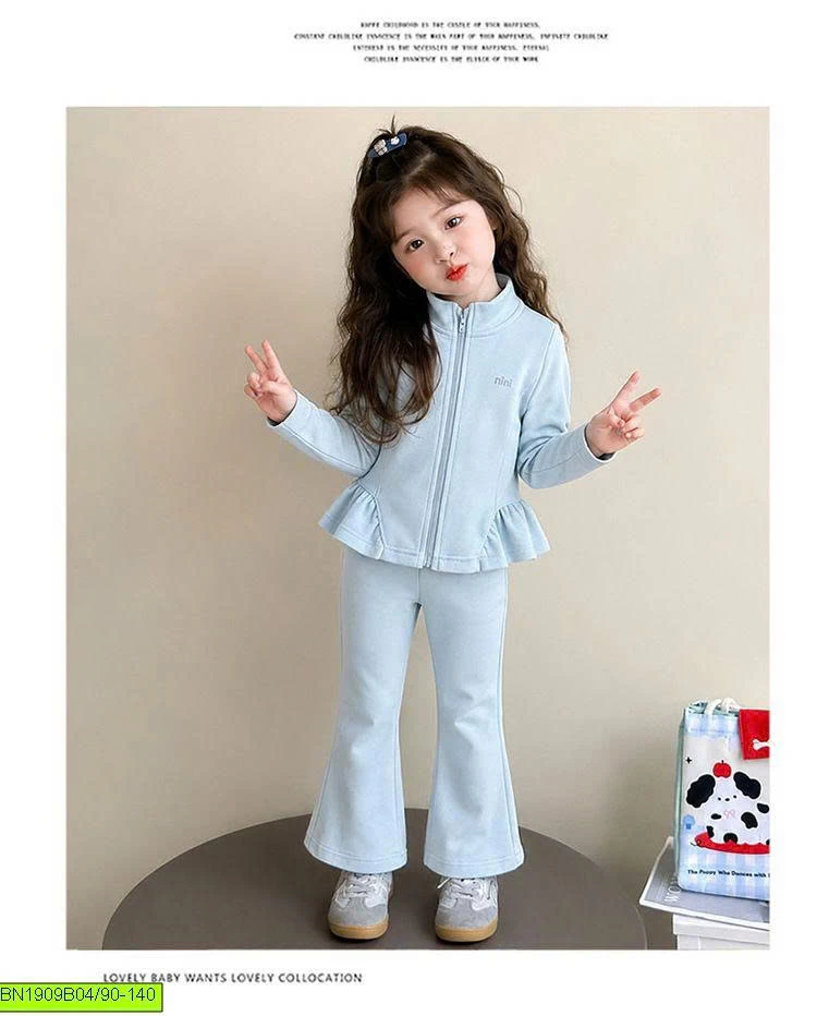 SET NỈ XINH XỈU KIỂU PEPLUM ĐIỆU