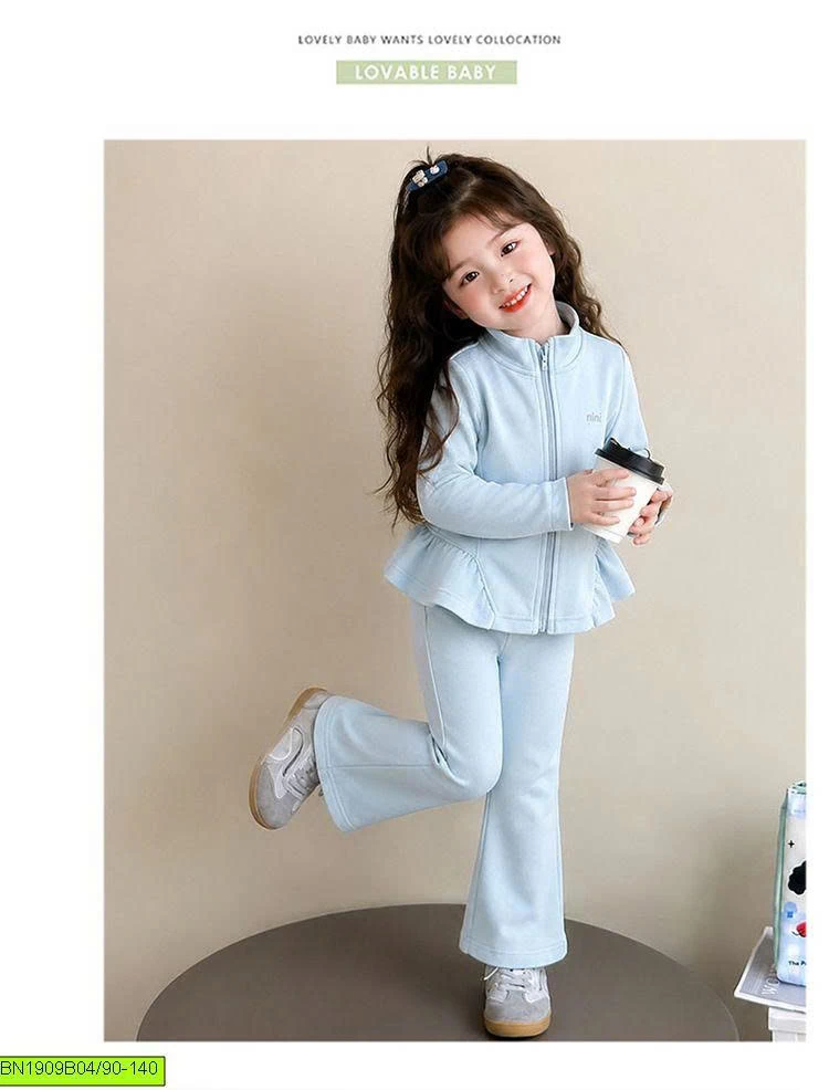 SET NỈ XINH XỈU KIỂU PEPLUM ĐIỆU