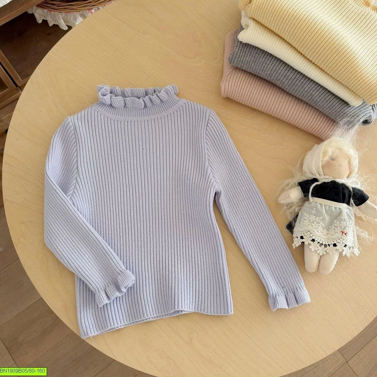 ÁO GIỮ NHIỆT CỔ BÈO CHO BÉ