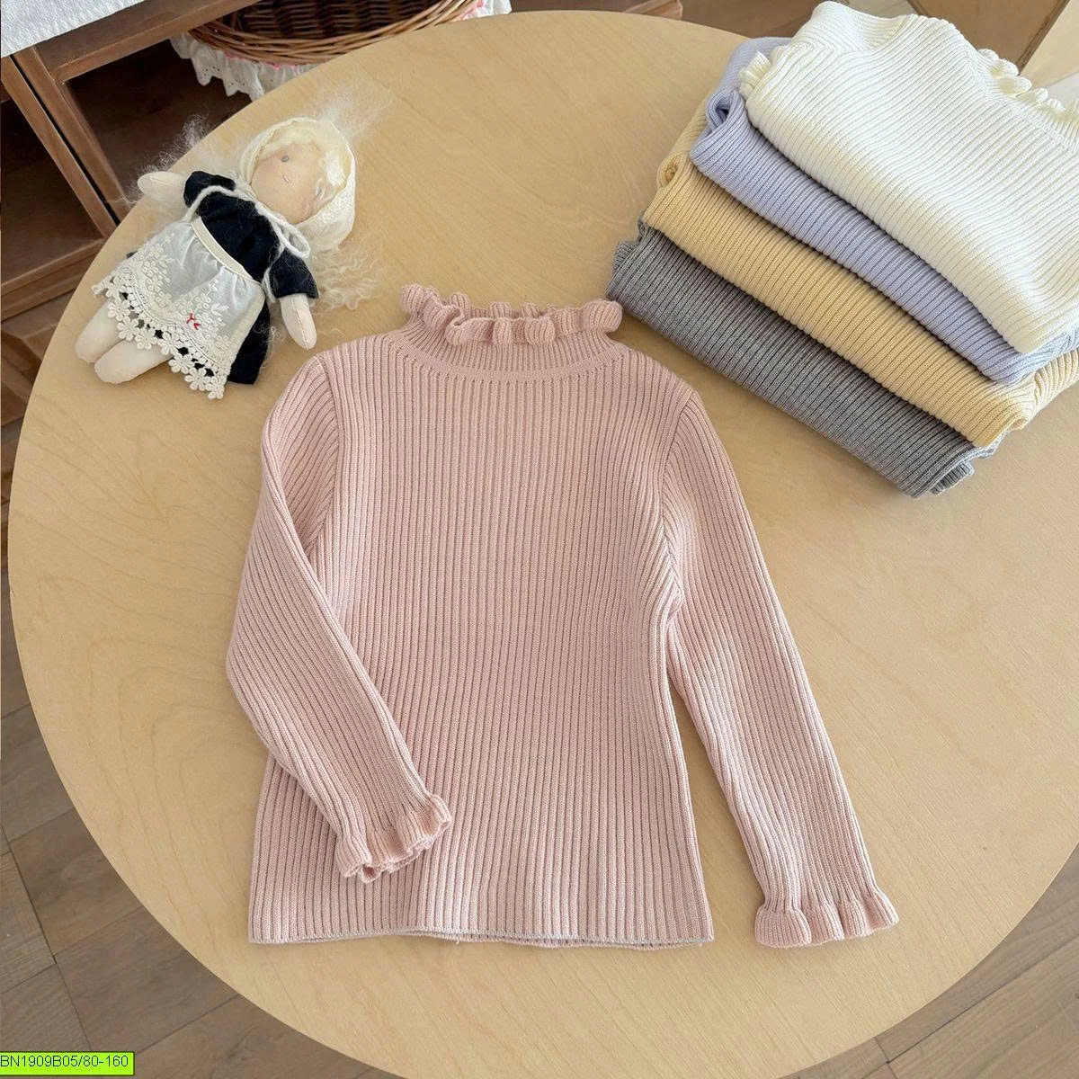 ÁO GIỮ NHIỆT CỔ BÈO CHO BÉ