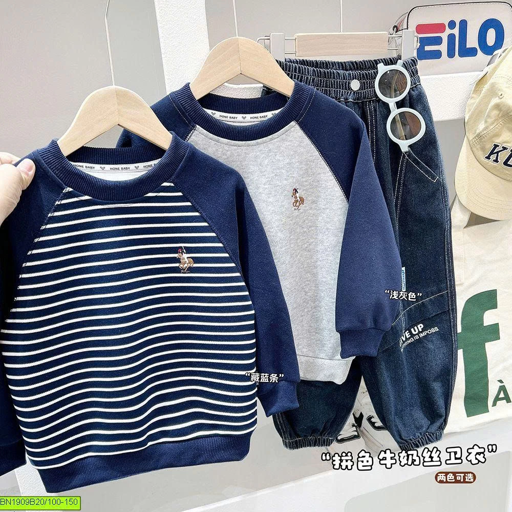 ÁO NỈ BÉ TRAI KACADY