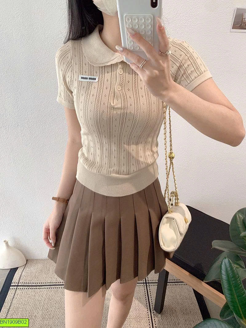 ÁO LEN KEKEZOON CỔ SEN