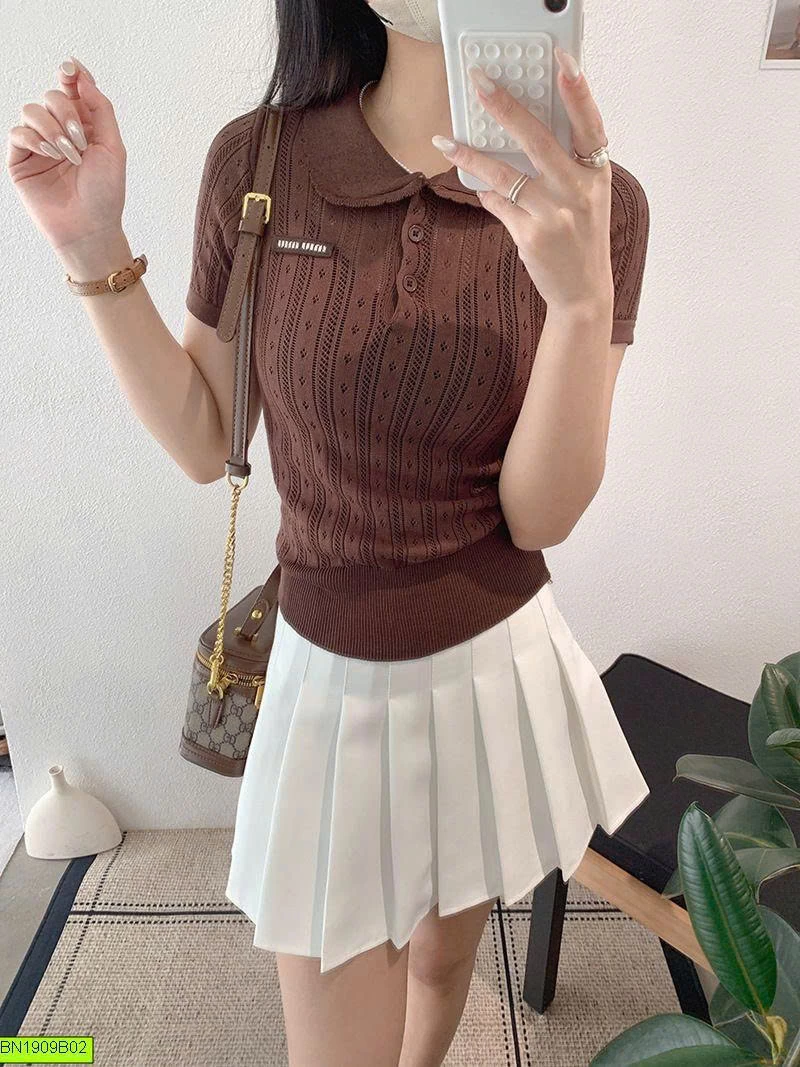 ÁO LEN KEKEZOON CỔ SEN