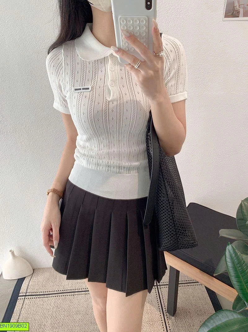 ÁO LEN KEKEZOON CỔ SEN
