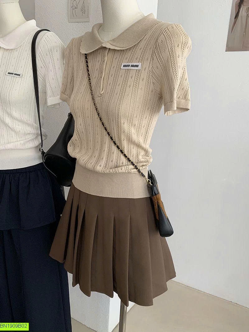 ÁO LEN KEKEZOON CỔ SEN