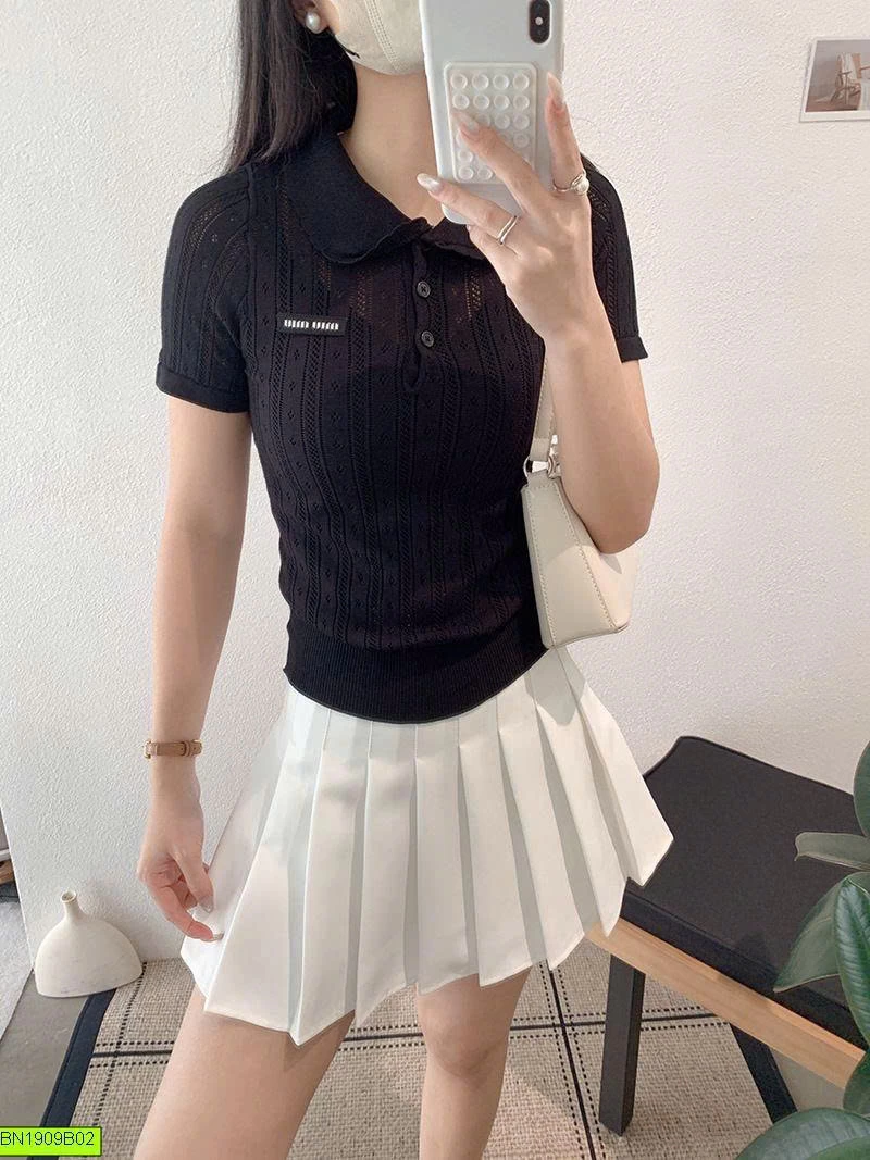 ÁO LEN KEKEZOON CỔ SEN