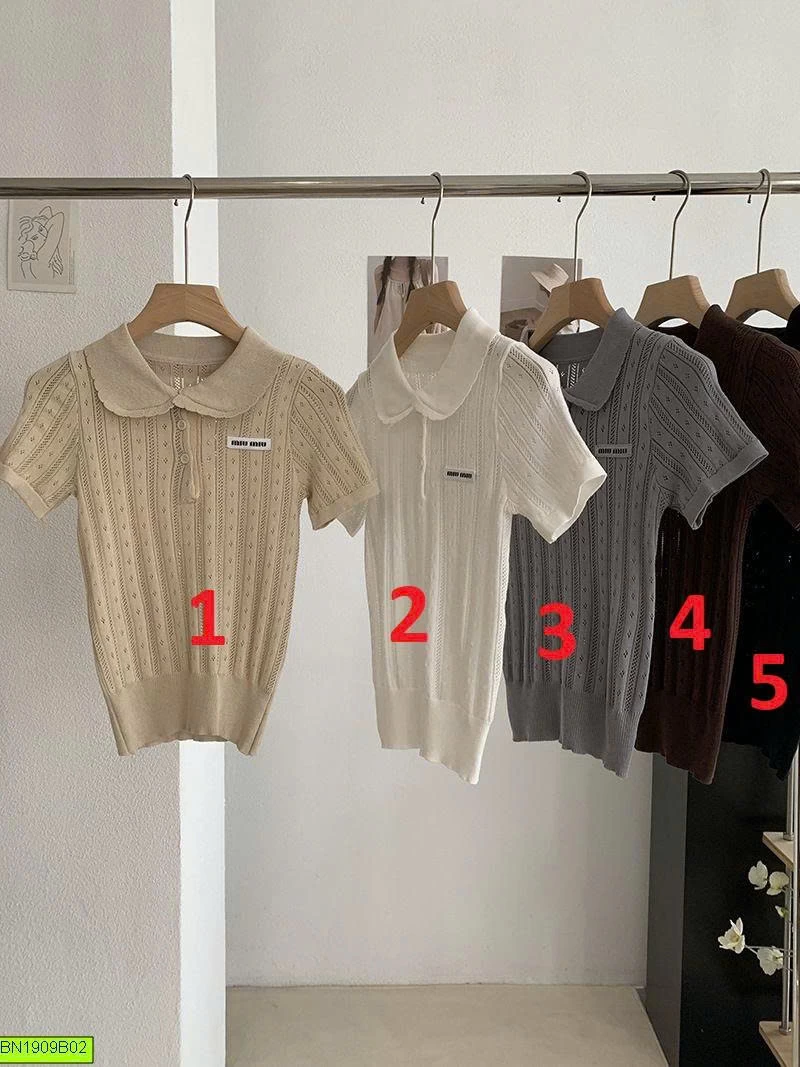 ÁO LEN KEKEZOON CỔ SEN