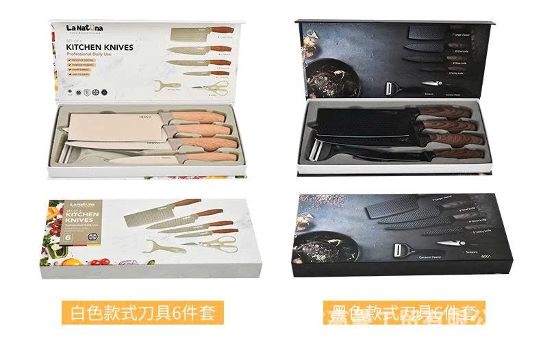 BỘ 6 DAO NHÀ BẾP INOX