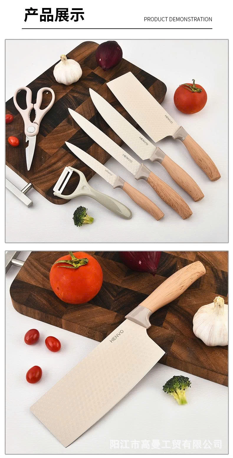 BỘ 6 DAO NHÀ BẾP INOX