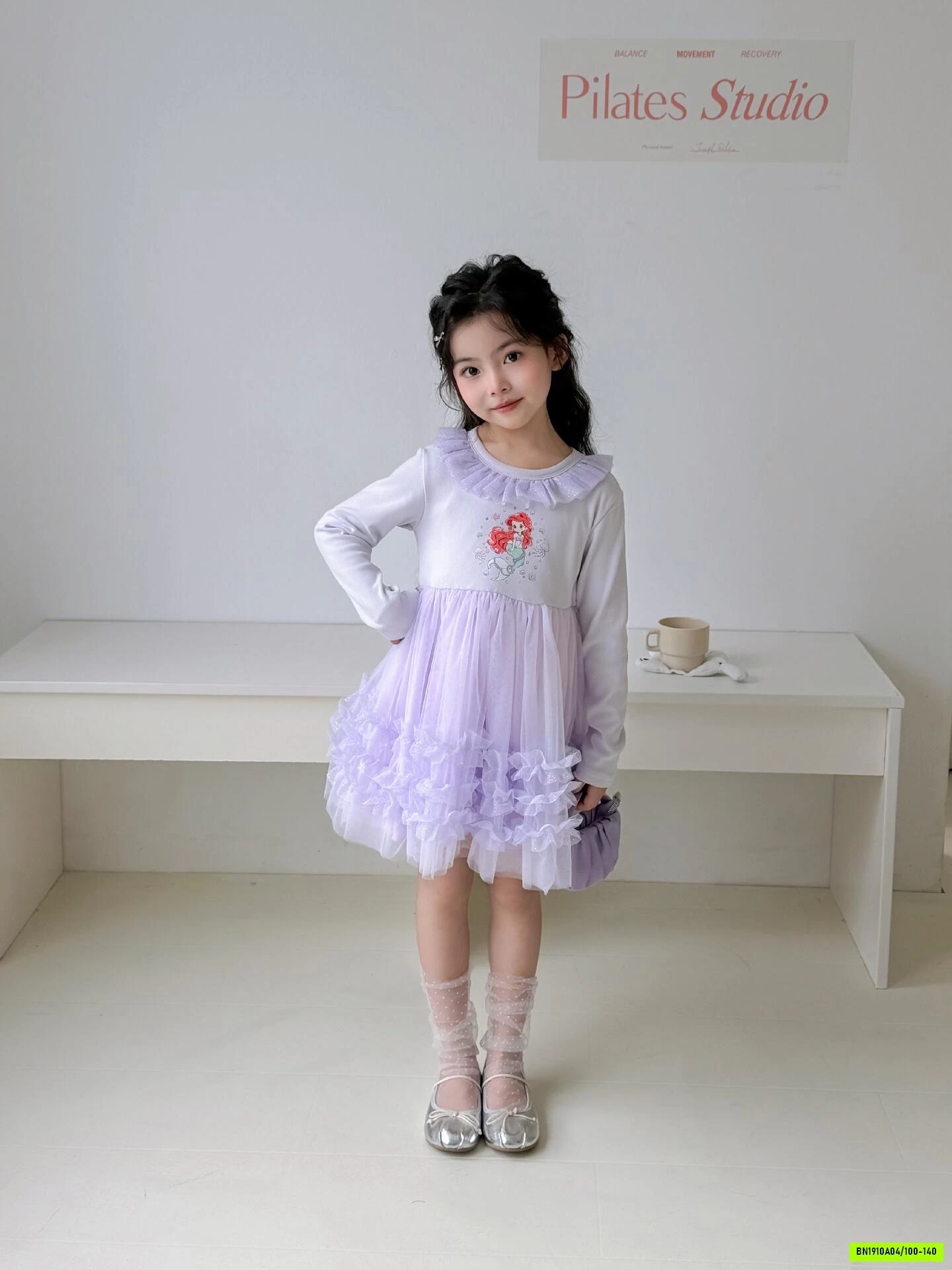 VÁY PHỐI REN BÉ GÁI