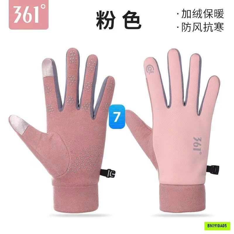 GĂNG TAY GIỮ ẤM 361° LÓT NỈ HỖ TRỢ CẢM ỨNG