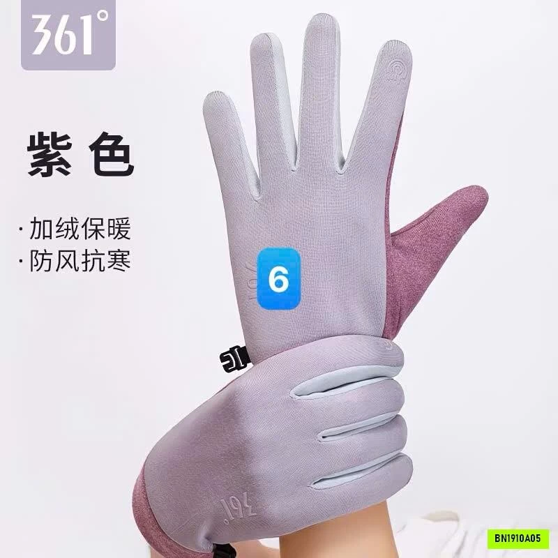 GĂNG TAY GIỮ ẤM 361° LÓT NỈ HỖ TRỢ CẢM ỨNG