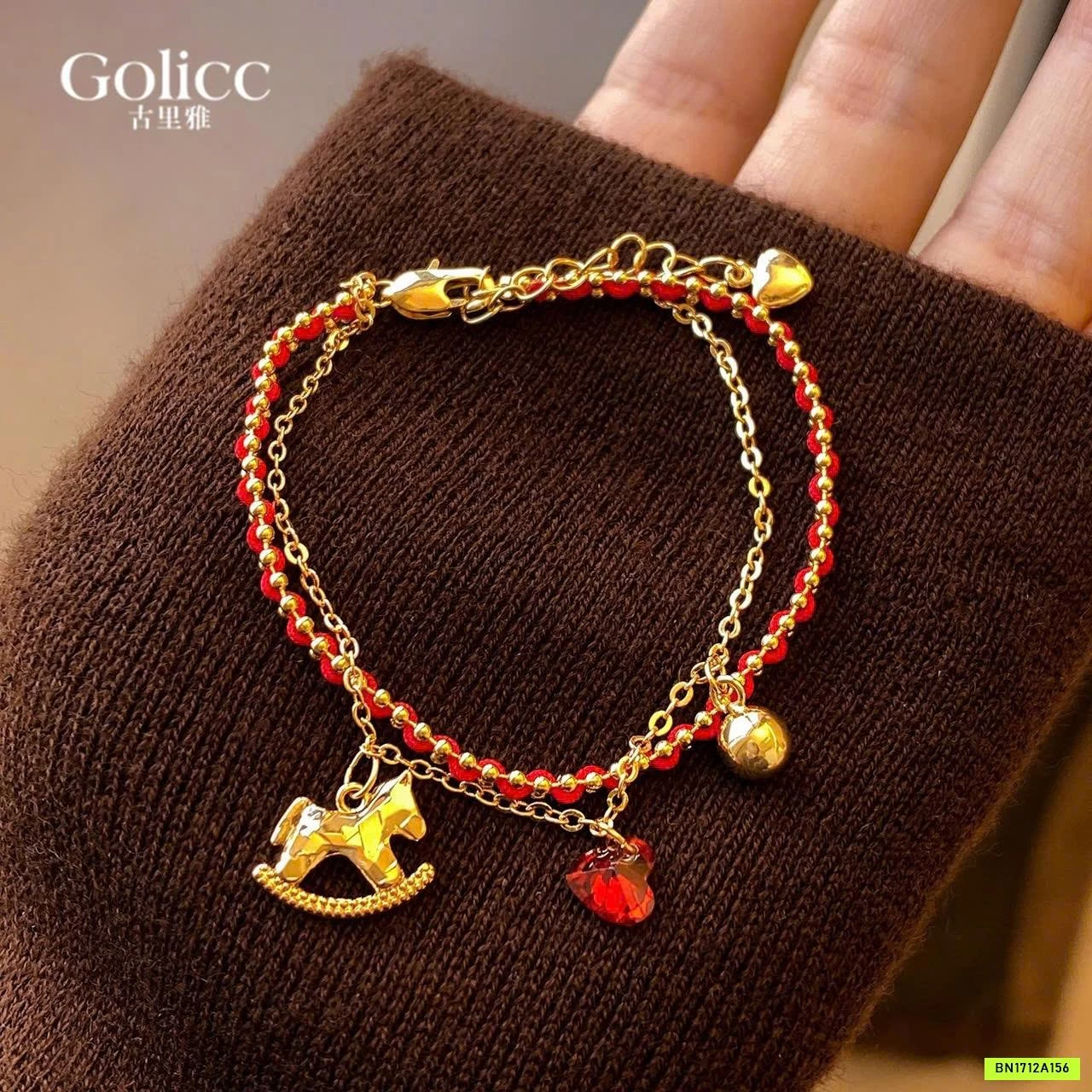 SÉT 2 VÒNG TAY NGỰA GOLICC