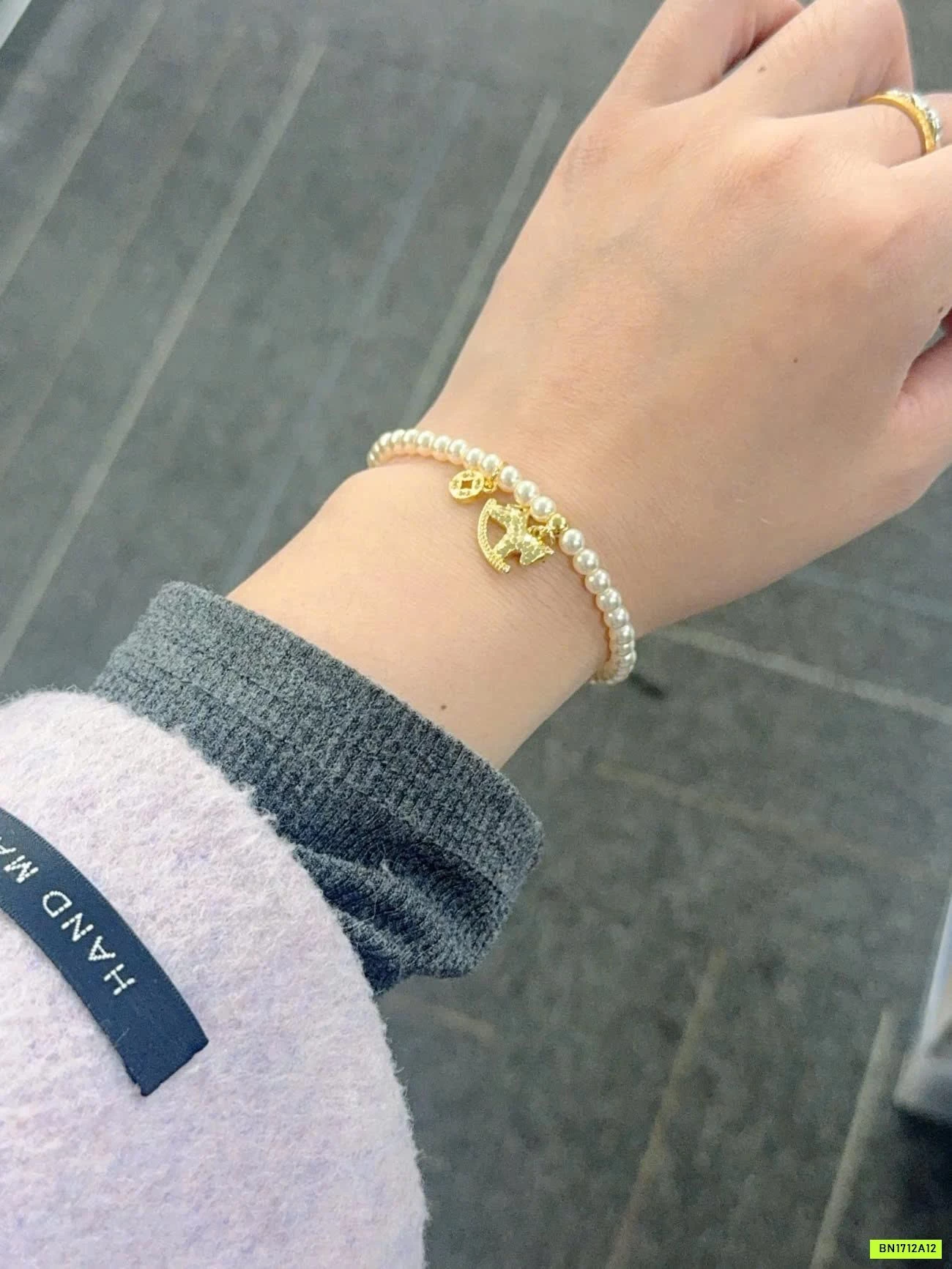 VÒNG TAY NGỌC TRAI NGỰA MAY MẮN GOLICC