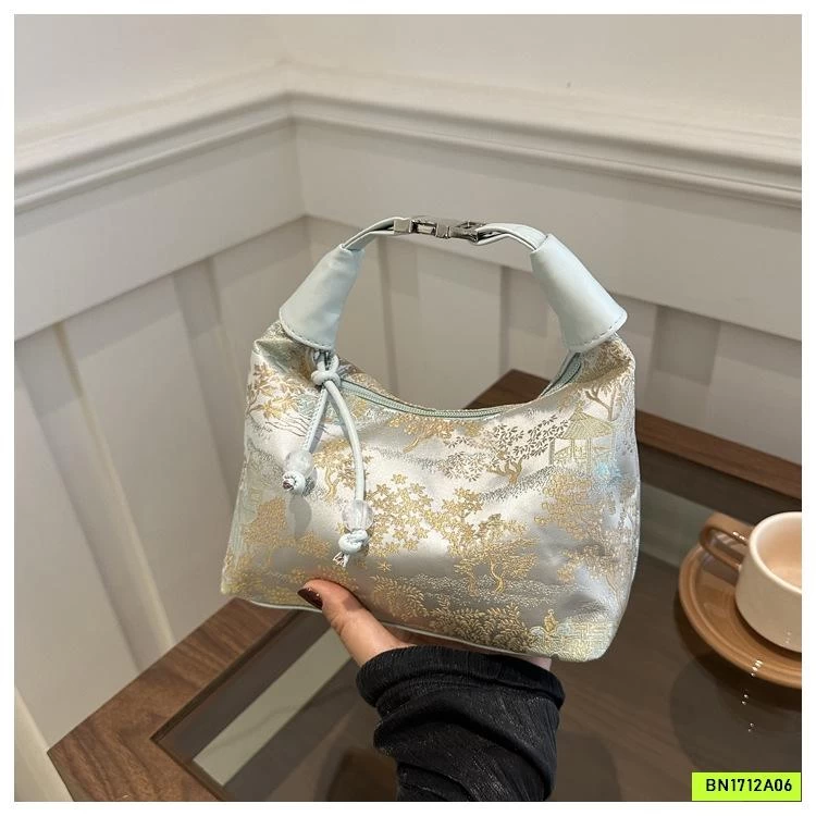 TÚI XÁCH MINI CẦM TAY THÊU CỔ TRANG