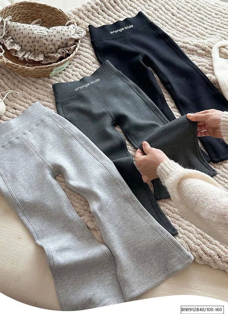 Quần loe lót lông cừu