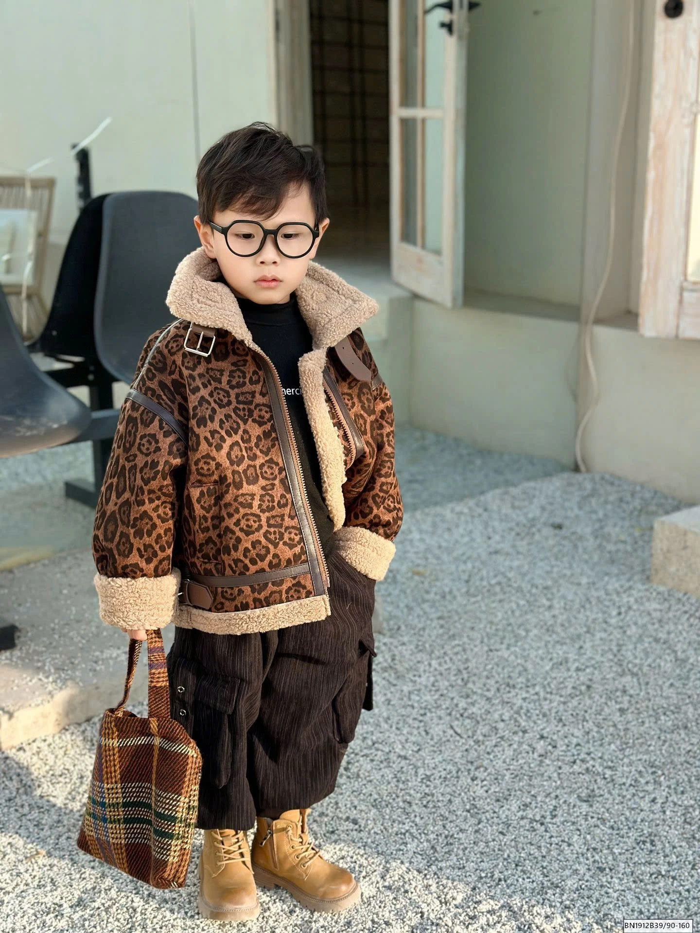 ÁO KHOÁC DA BÁO LÓT LÔNG CỪU