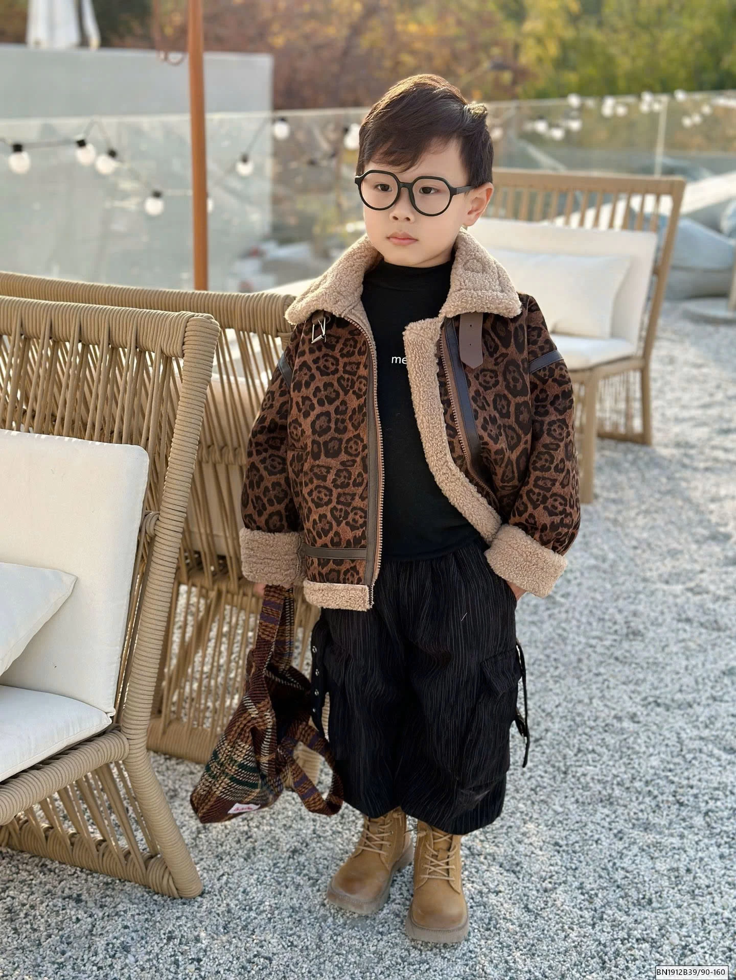 ÁO KHOÁC DA BÁO LÓT LÔNG CỪU