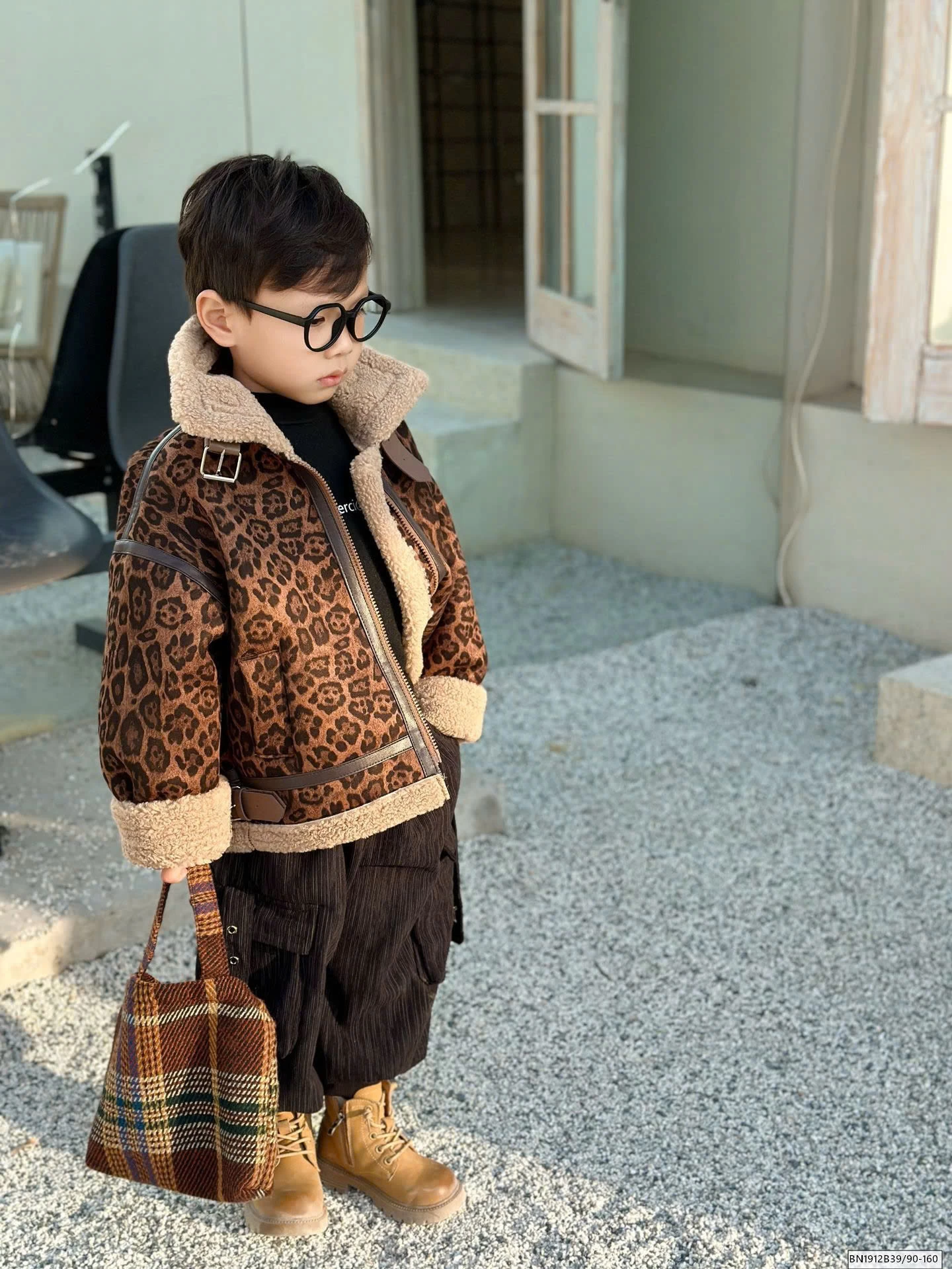 ÁO KHOÁC DA BÁO LÓT LÔNG CỪU