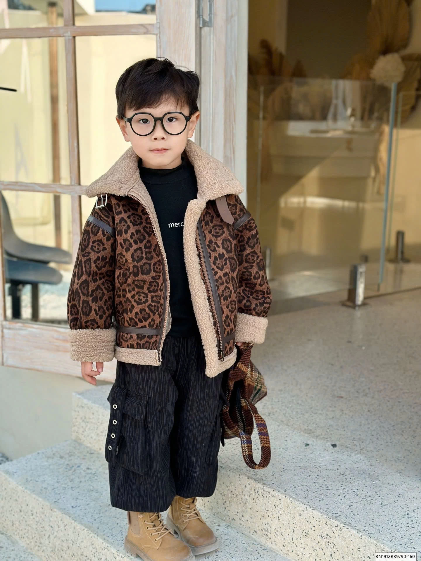 ÁO KHOÁC DA BÁO LÓT LÔNG CỪU