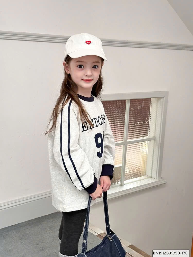 ÁO THUN SỐ 98 MÀU XÁM NHẠT AMBB  24Y017