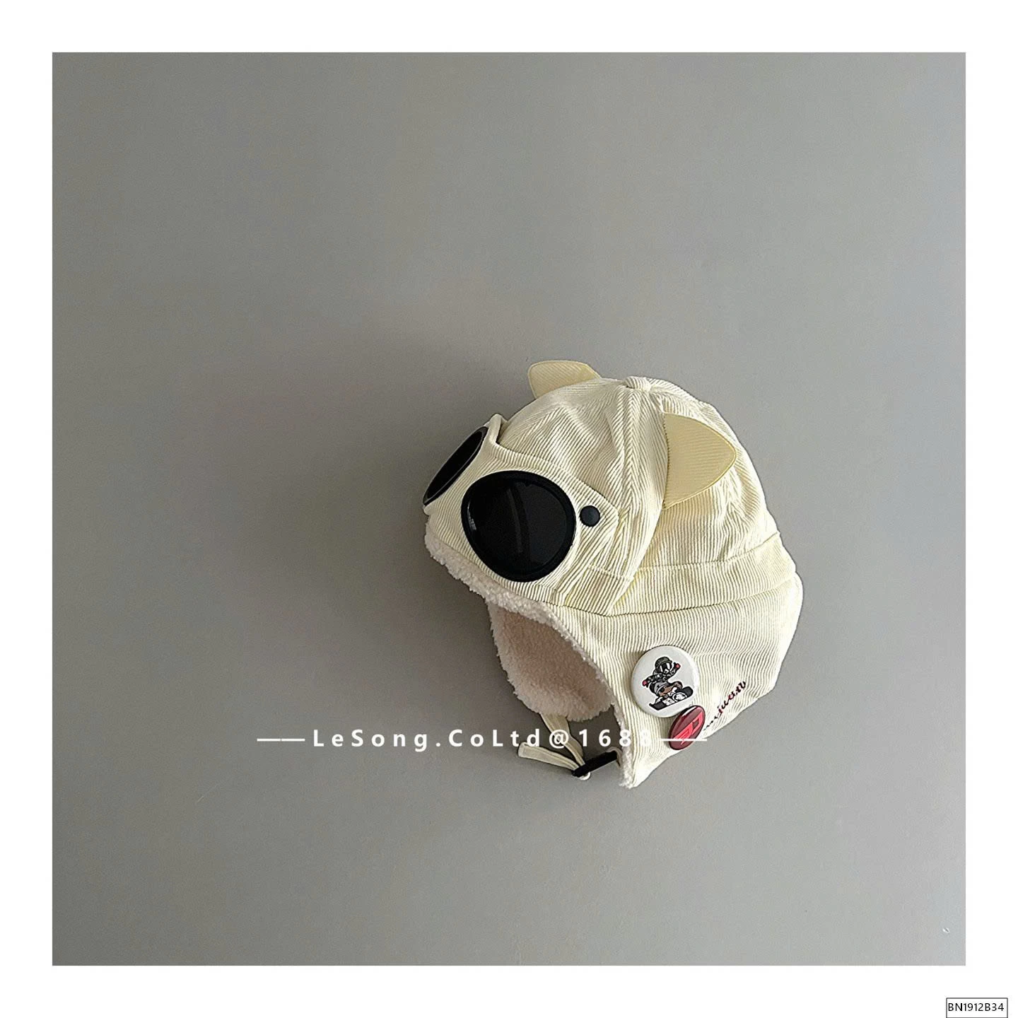 MŨ NHUNG LÓT LÔNG KÈM MẮT KÍNH