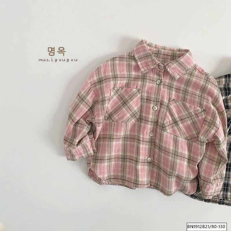 ÁO SƠ MI CARO HÀN QUỐC