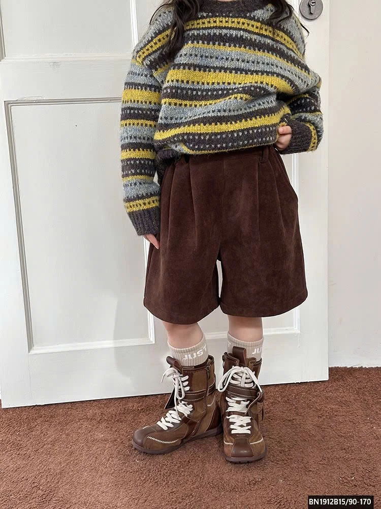 QUẦN SHORT NHUNG LÓT LÔNG AMBB 25H059