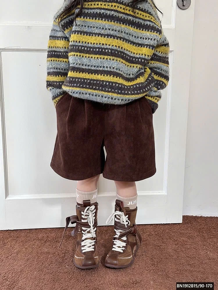 QUẦN SHORT NHUNG LÓT LÔNG AMBB 25H059