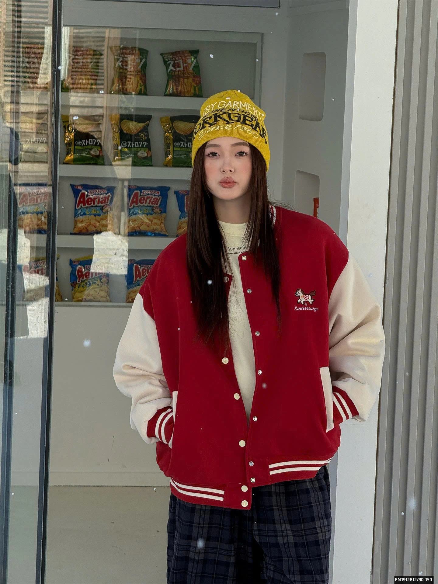 ÁO KHOÁC NỈ LOGO NGỰA  MẸ VÀ BÉ