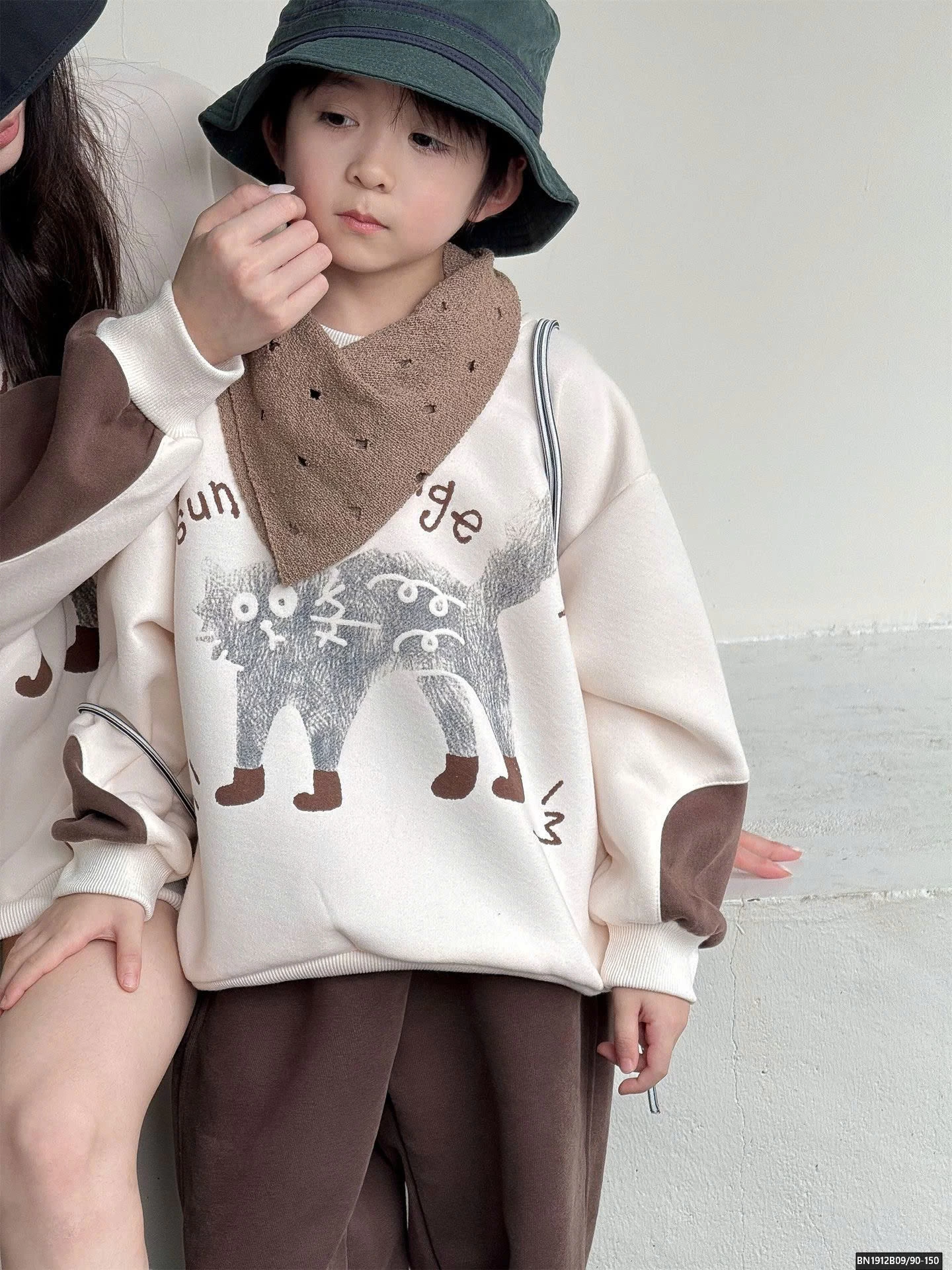 ÁO  NỈ  HÌNH MÈO  MẸ VÀ BÉ