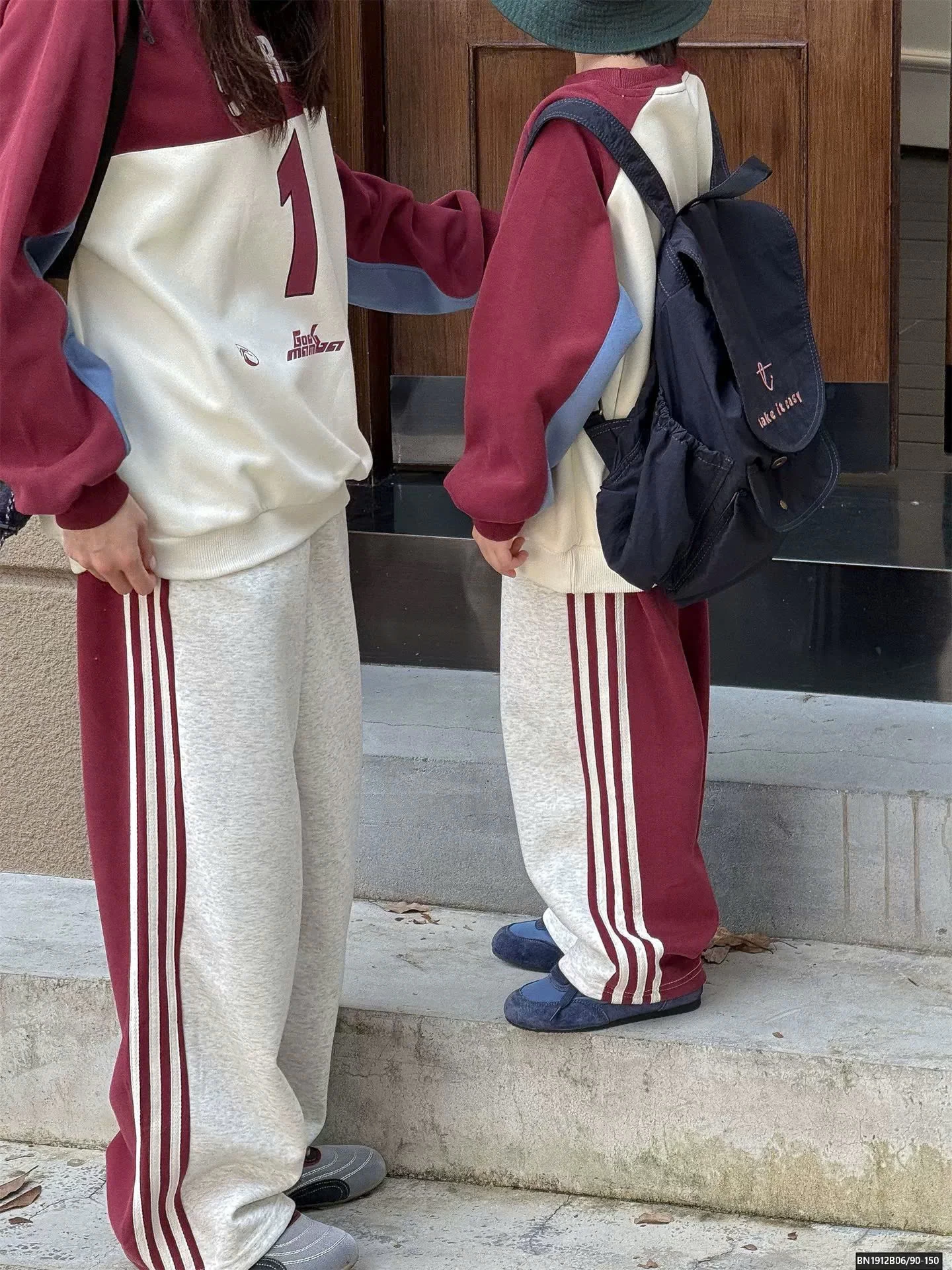 QUẦN NỈTHỂ THAO LOGO NGỰA  MẸ VÀ BÉ