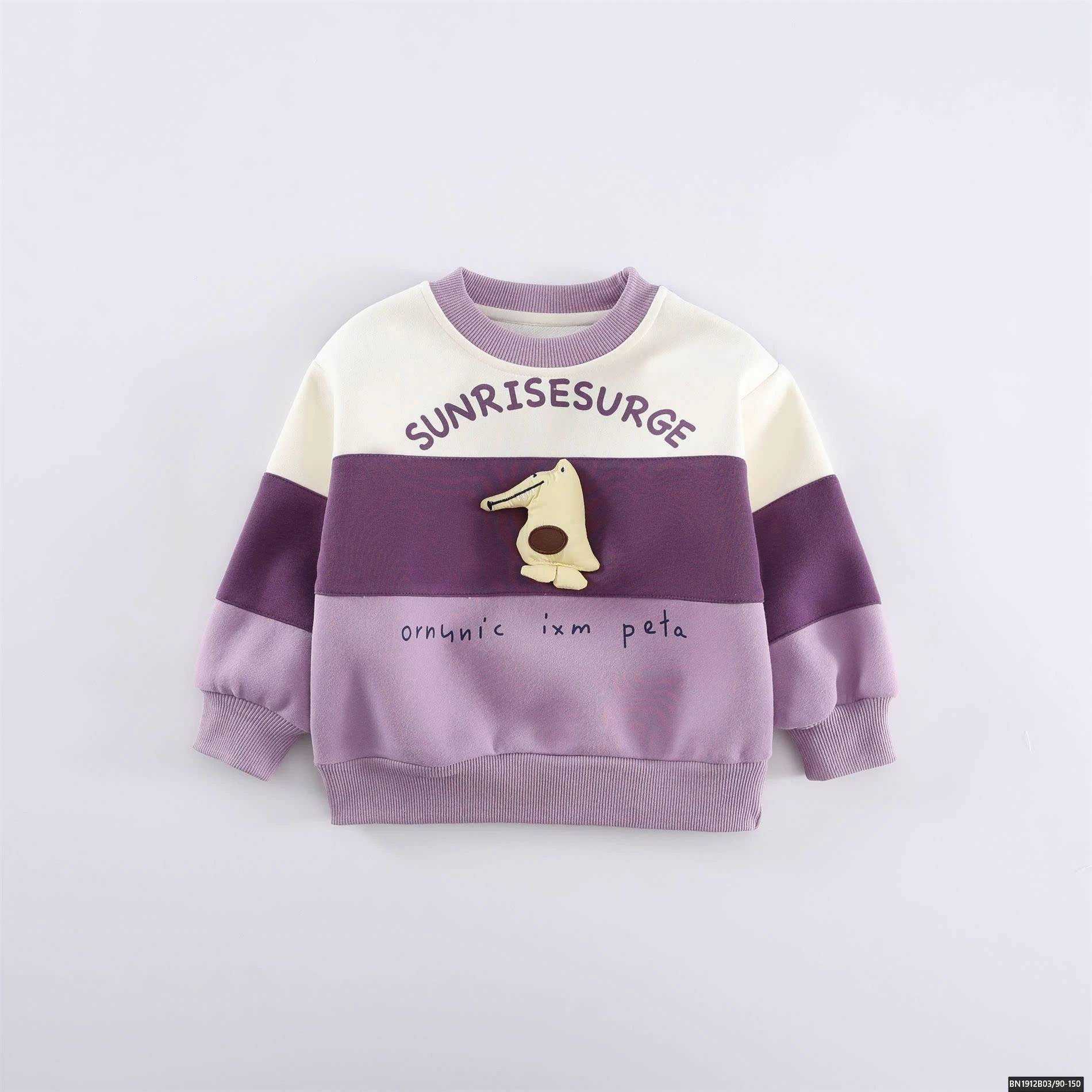 ÁO NỈ MẸ VÀ BÉ PHỐI MÀU CÁ SẤU DỄ THƯƠNG