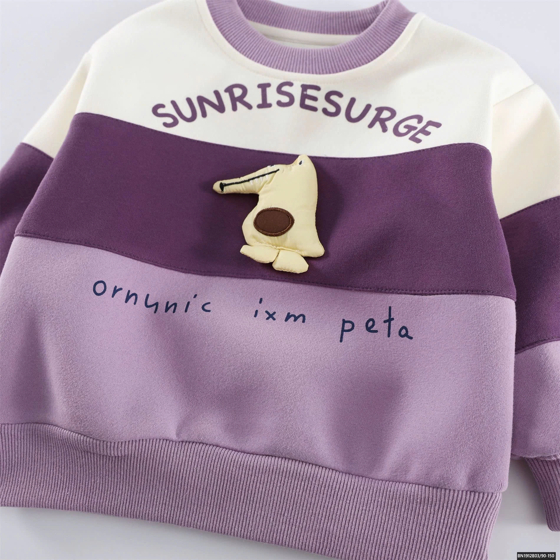 ÁO NỈ MẸ VÀ BÉ PHỐI MÀU CÁ SẤU DỄ THƯƠNG