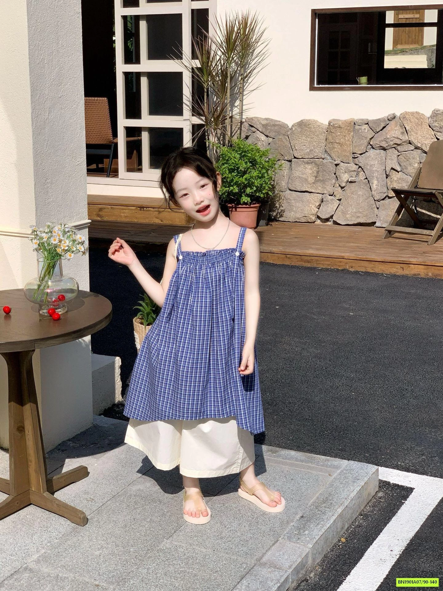 ĐẦM CARO 2 DÂY MIX QUẦN SUÔNG