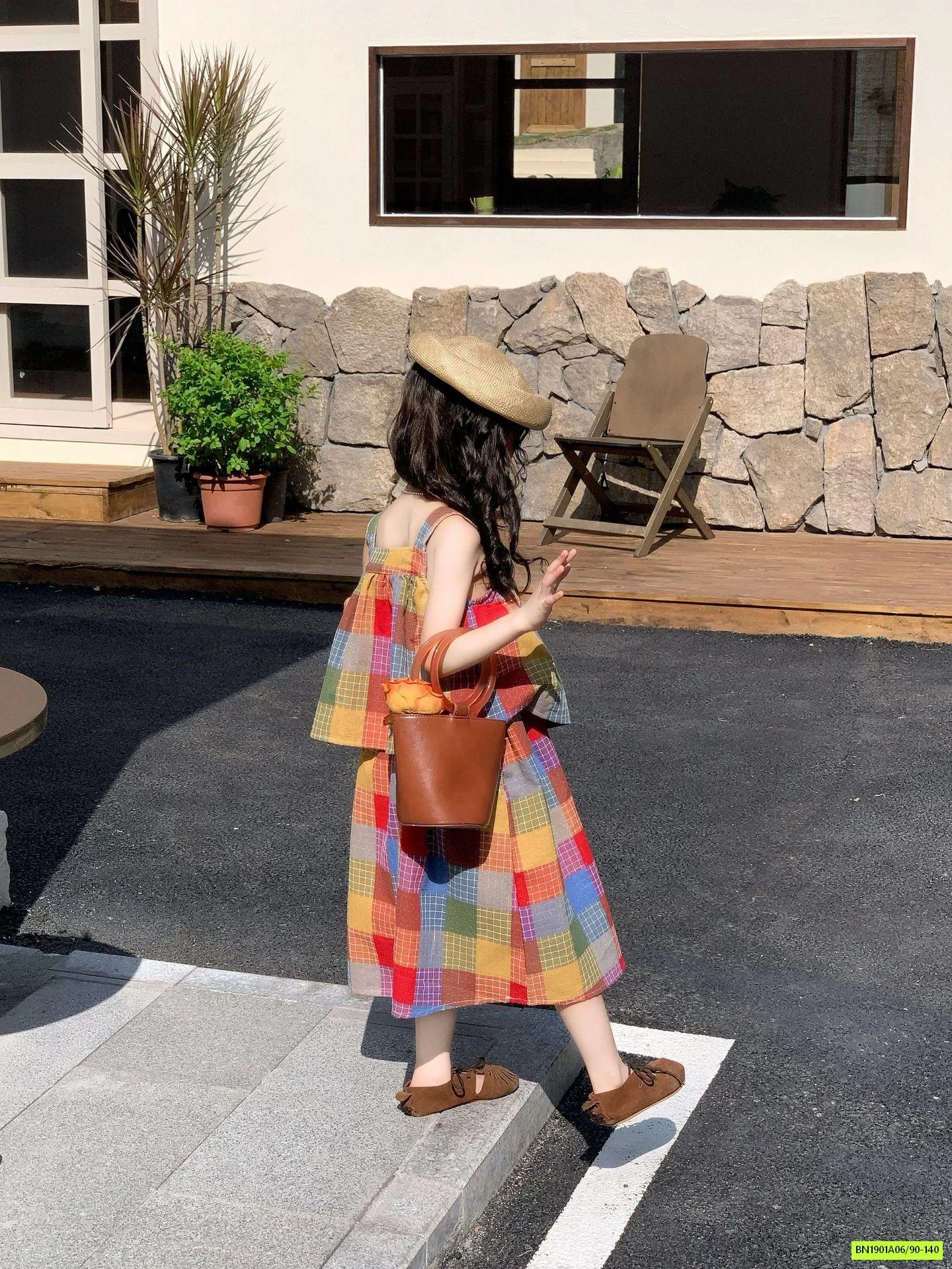 SÉT VÁY MAXI CARO SẮC MÀU