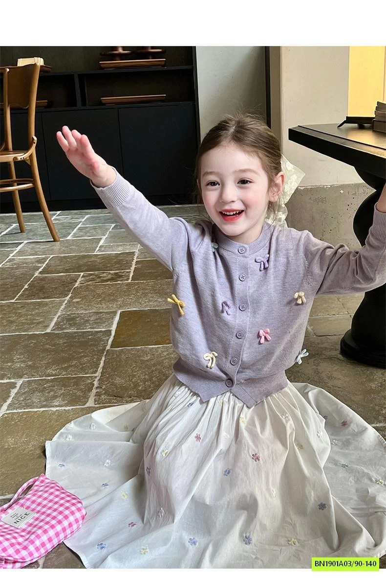 SÉT CARDIGAN TÍM MIX CV DÁNG DÀI