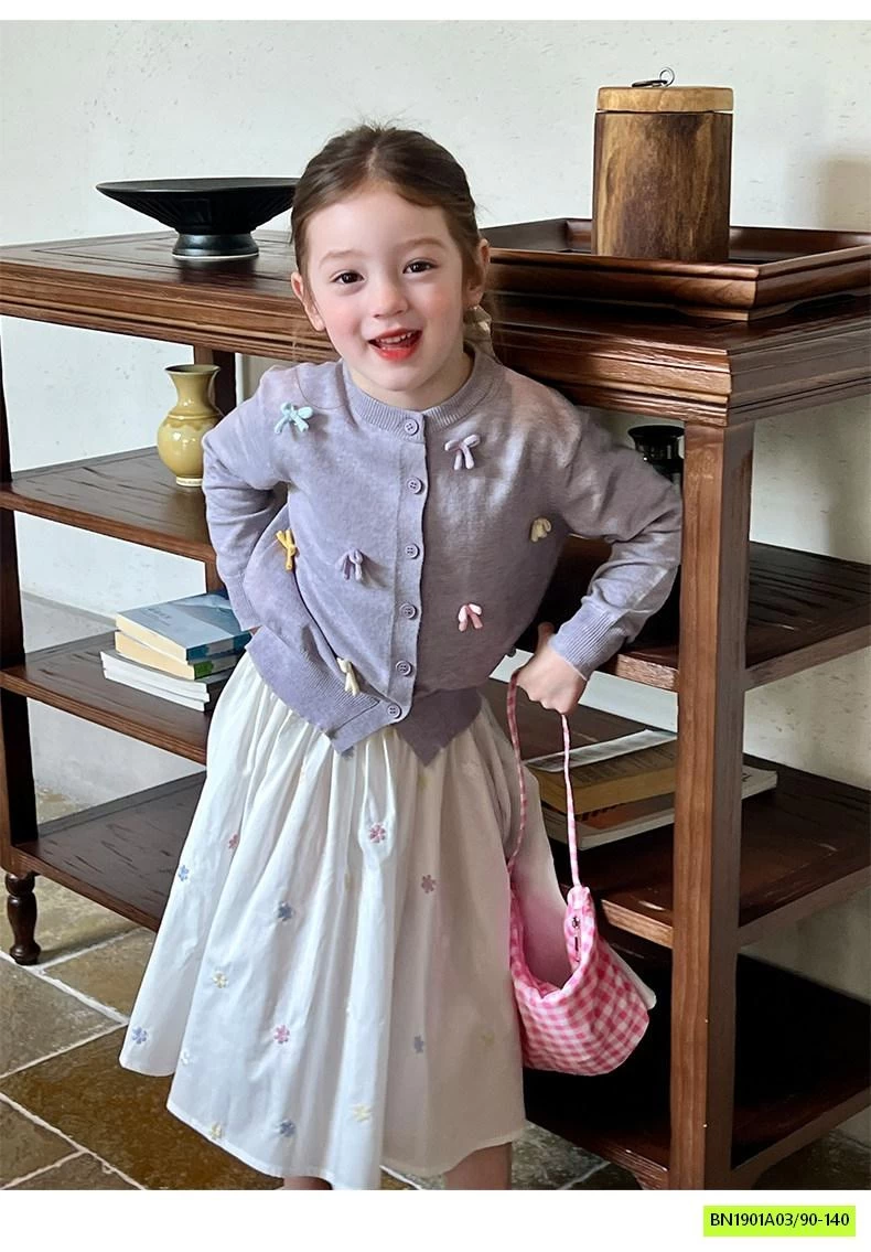 SÉT CARDIGAN TÍM MIX CV DÁNG DÀI