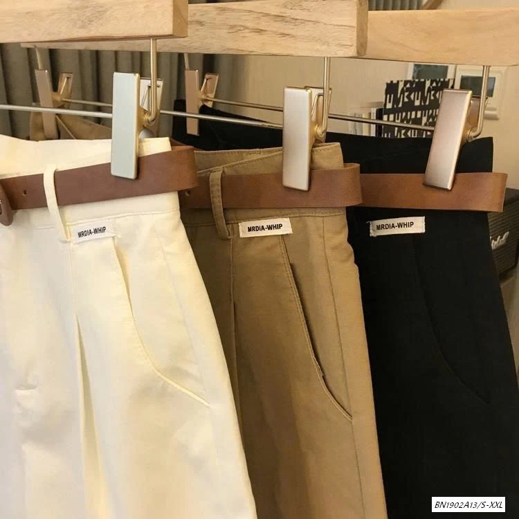 SHORT THÔ KÈM BELT