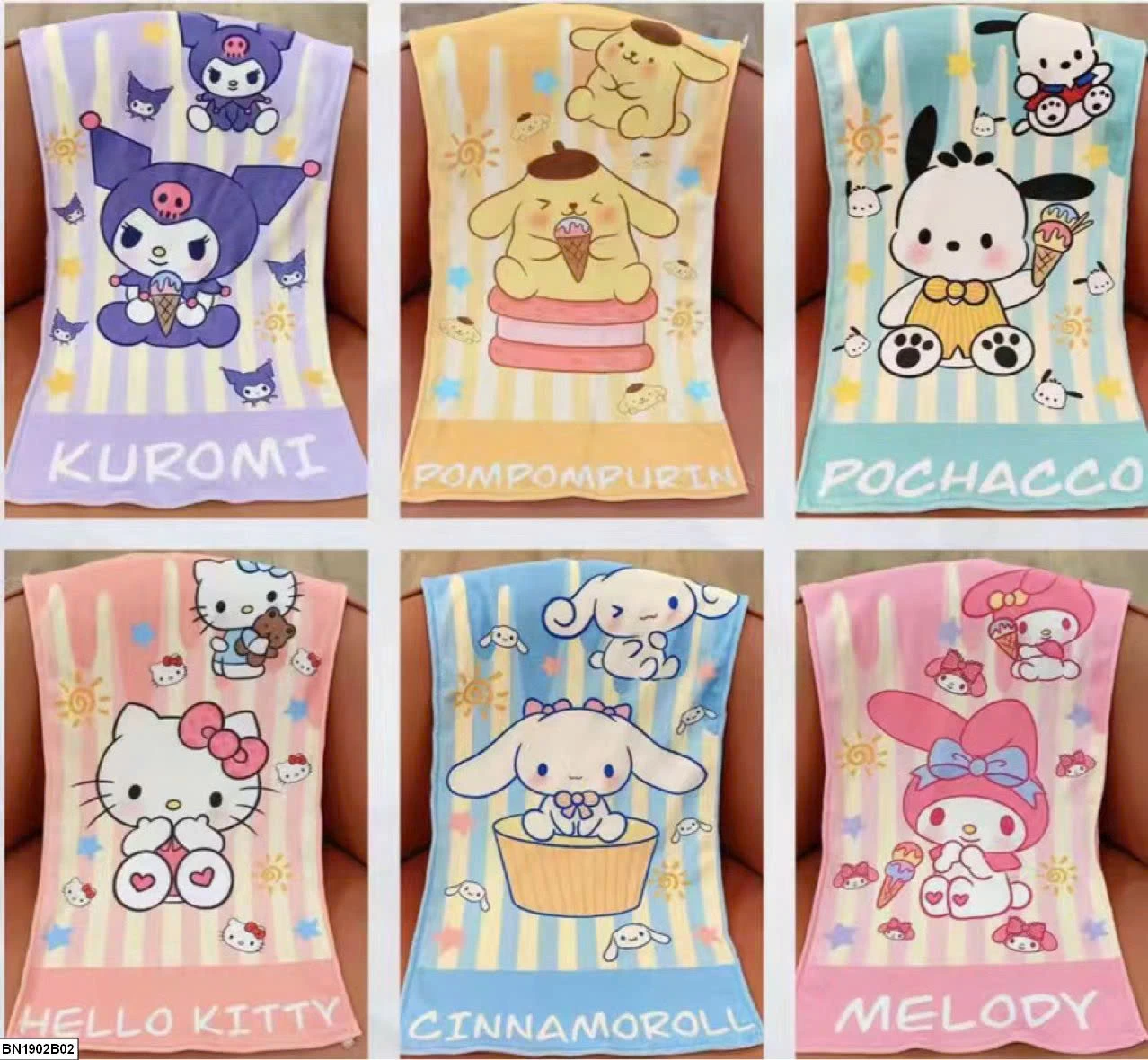 KHĂN TẮM HOẠT HÌNH CHO BÉ