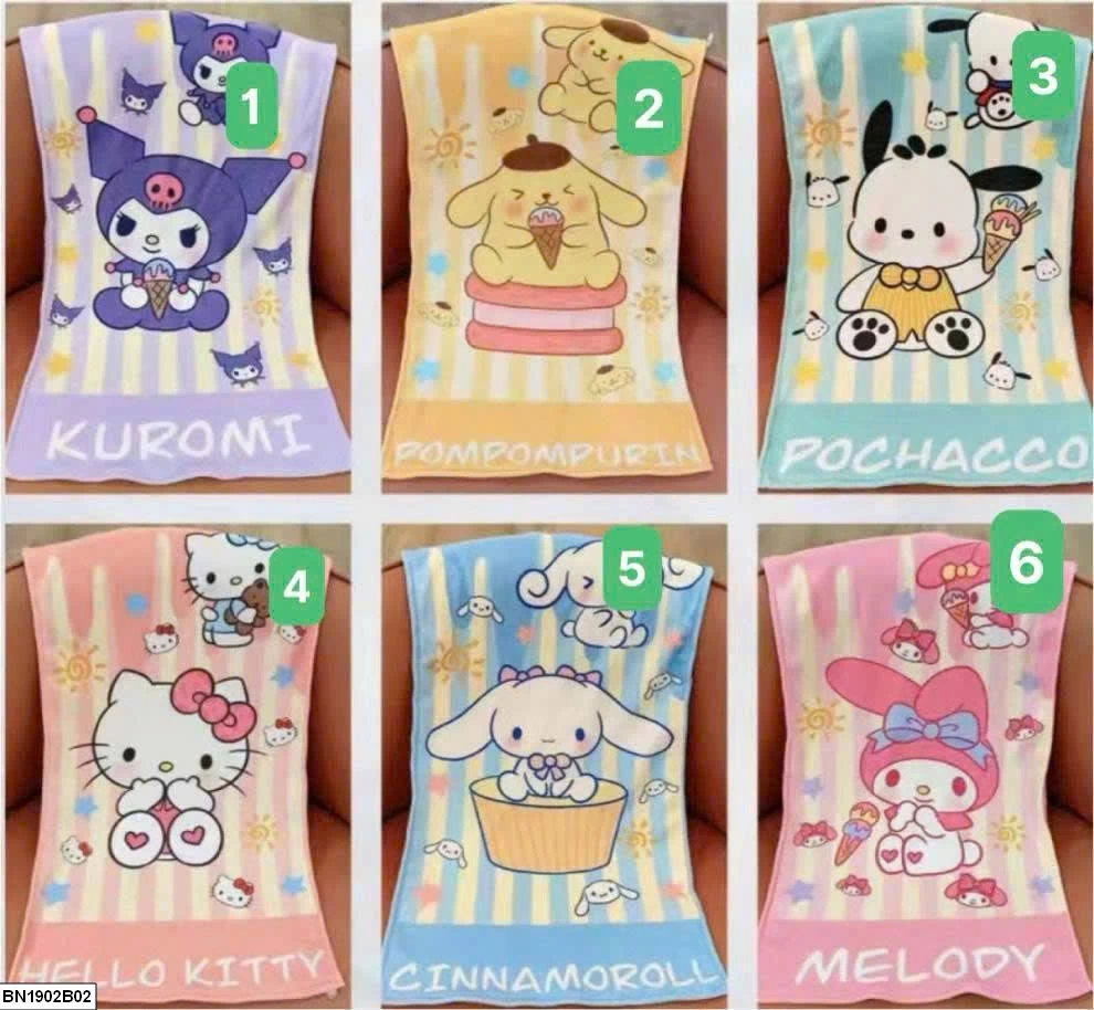 KHĂN TẮM HOẠT HÌNH CHO BÉ