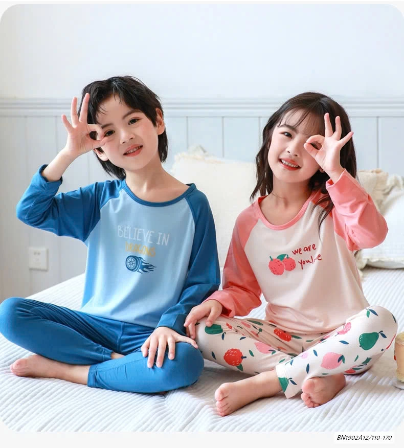 BỘ NGỦ THUN MỎNG PHỐI MÀU SZ ĐẠI