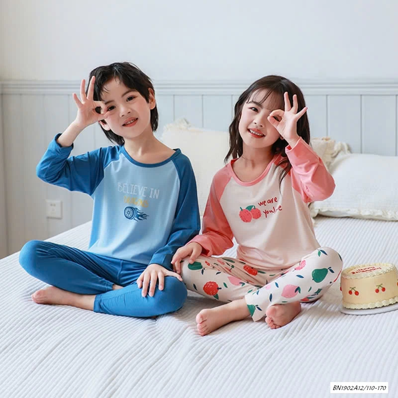 BỘ NGỦ THUN MỎNG PHỐI MÀU SZ ĐẠI