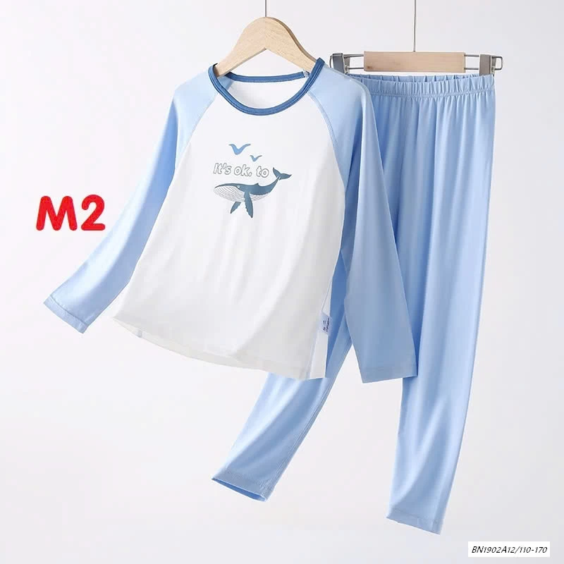 BỘ NGỦ THUN MỎNG PHỐI MÀU SZ ĐẠI